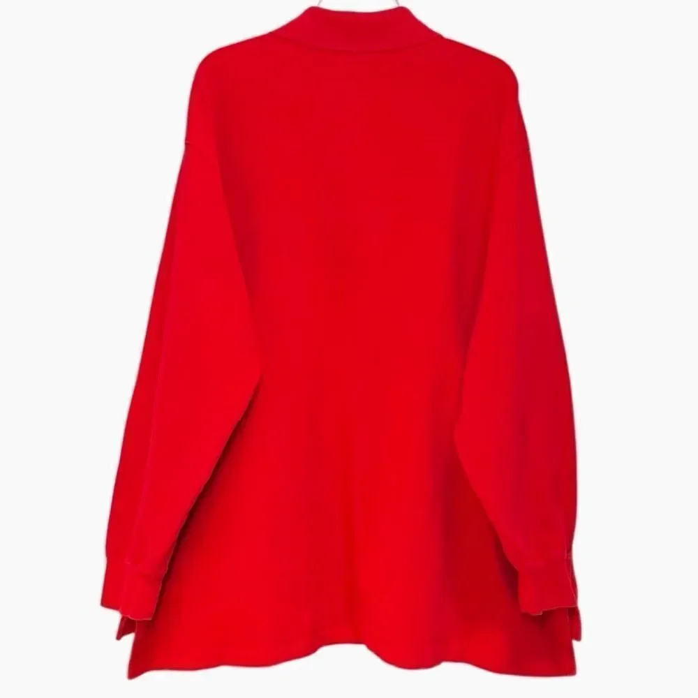 Polo Ralph Lauren Long Sleeve Polo in Red Men’s 3XB